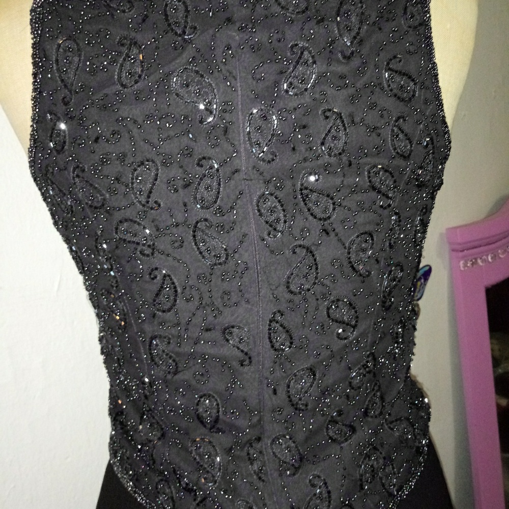 BLACK DRESS BLOUSE - Picture 5 of 8